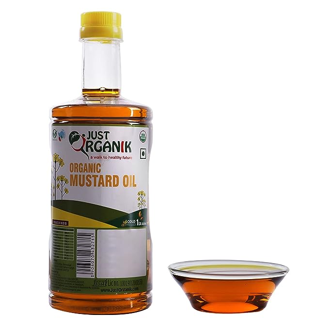 Organic Cold Pressed Mustard Oil (1 ltr)