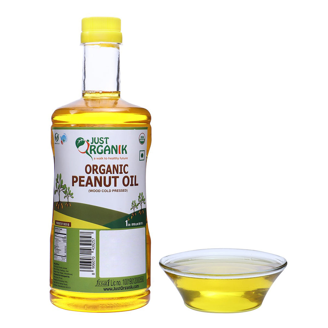 Organic Cold Pressed Groundnut/Peanut Oil (1ltr)