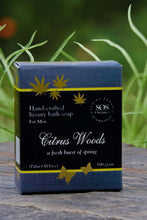 Load image into Gallery viewer, Hemp Soap For Men -Citrus Woods (100g)
