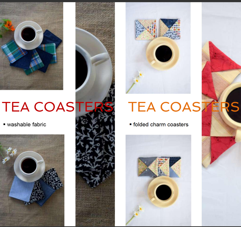 Fabric Tea Coasters